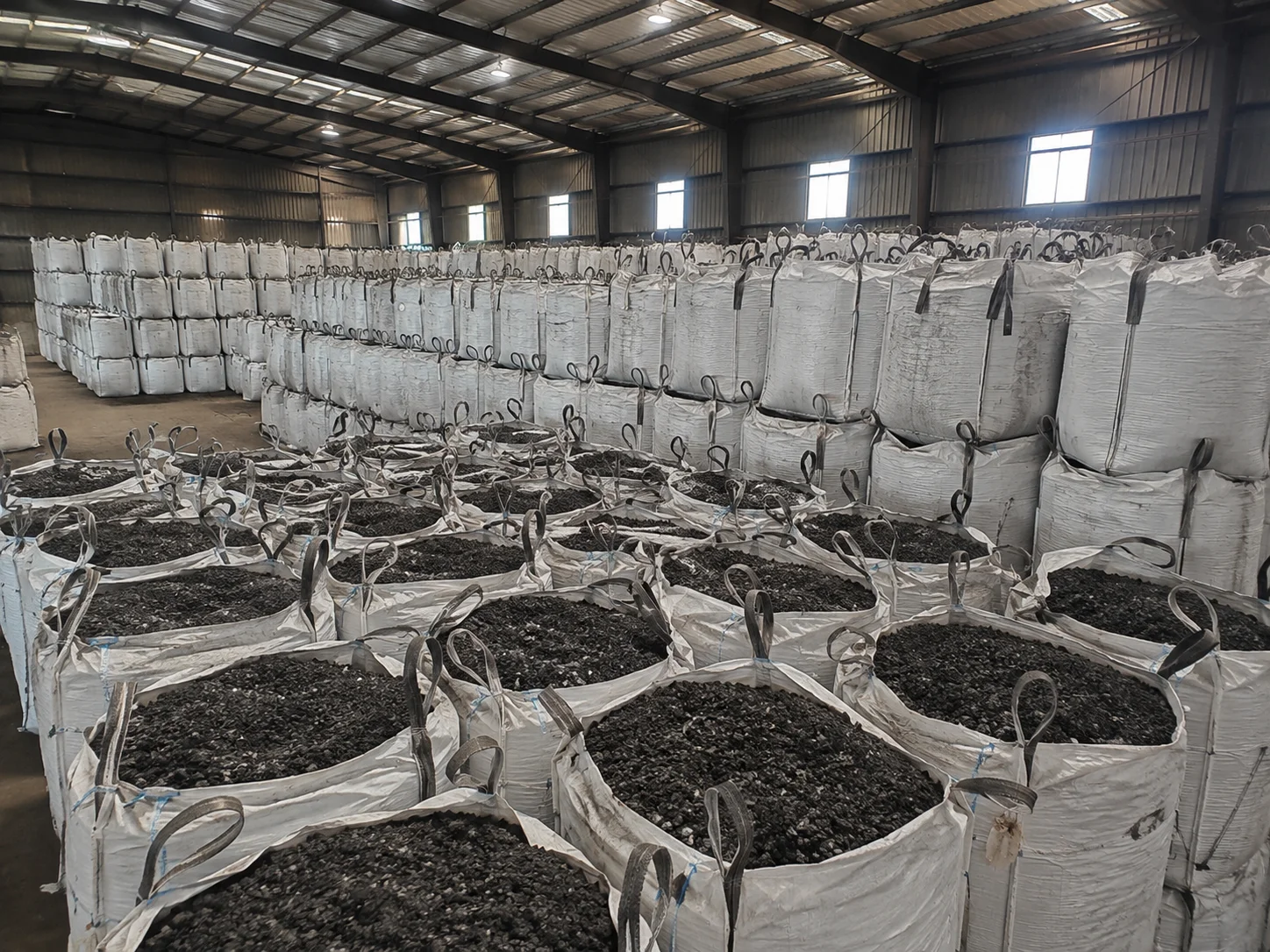 Copper concentrate 20–45% Cu - in one-tonne bulk bags prepared for export
